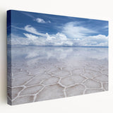 Large canvas print of a Bolivian landscape with muted earth tones, ideal for kitchen wall art.