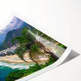 Extra large wall art featuring line art flowers in soft pastel shades on a rolled print, ideal for large living room decor.