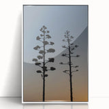 Acrylic print of Los Angeles skyline in art deco style with pastel shades, ideal for modern art wall decor.