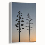 Vintage poster art of Los Angeles with colorful accents on a large framed canvas, suited for living room decor.