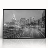 Large abstract wall art featuring a Connecticut scenery in muted earth tones on a framed acrylic.