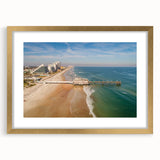 Extra large abstract art print of Daytona scenery.