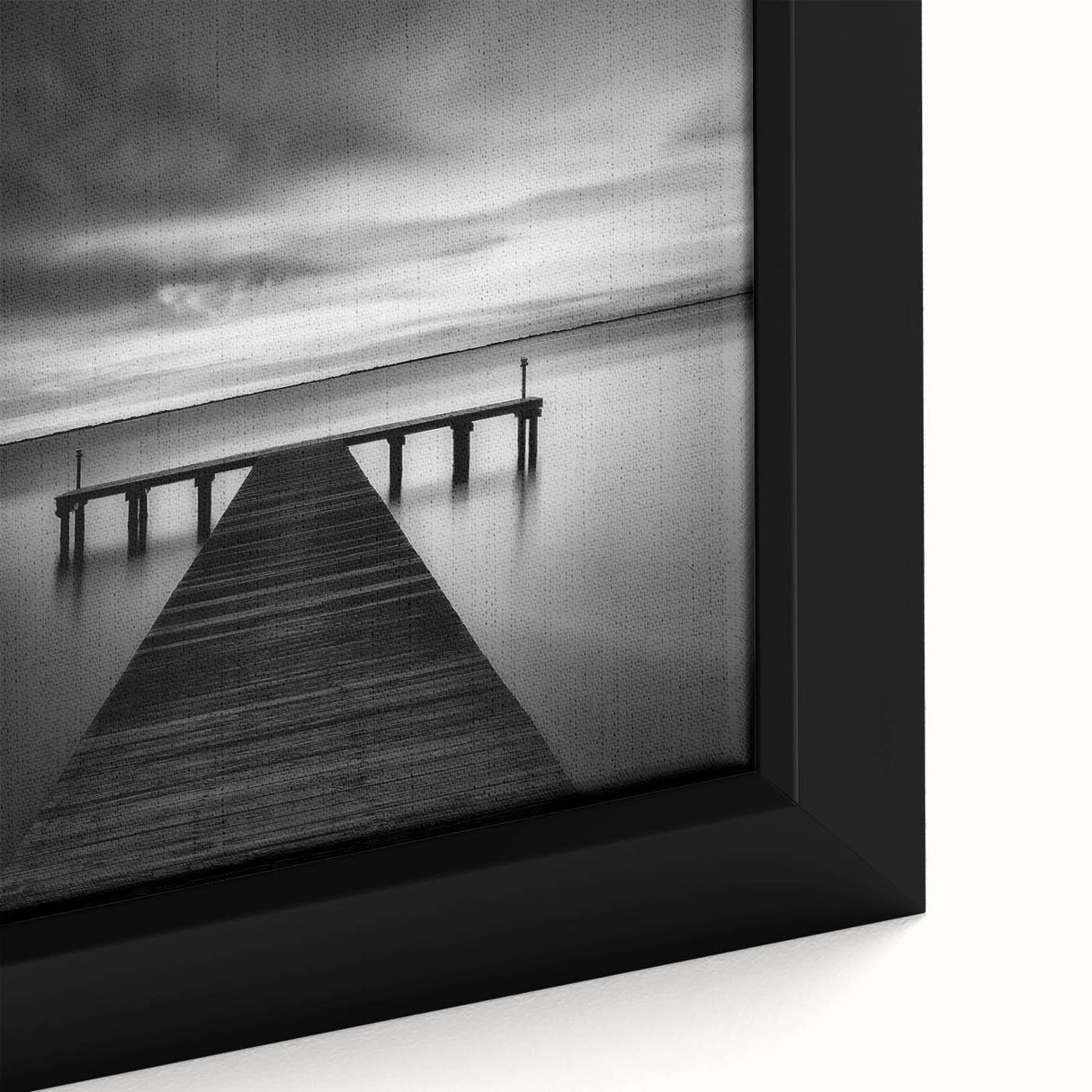 Close-up of a textured, extra large framed canvas depicting a colorful Delaware scenery, ideal for living room decor.