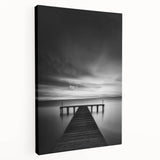 Delaware landscape on large stretched canvas with soft green and blue tones, suitable for kitchen wall art.