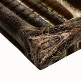 Black and white landscape art painting of Kauai on stretched canvas, ideal for bedroom wall decor.