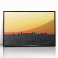 Large abstract wall art of Chicago skyline in black and gray tones on framed acrylic, suitable for modern art wall decor.