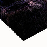 Black and white landscape art painting of Louisiana scenery on large stretched canvas, ideal for bedroom wall decor.