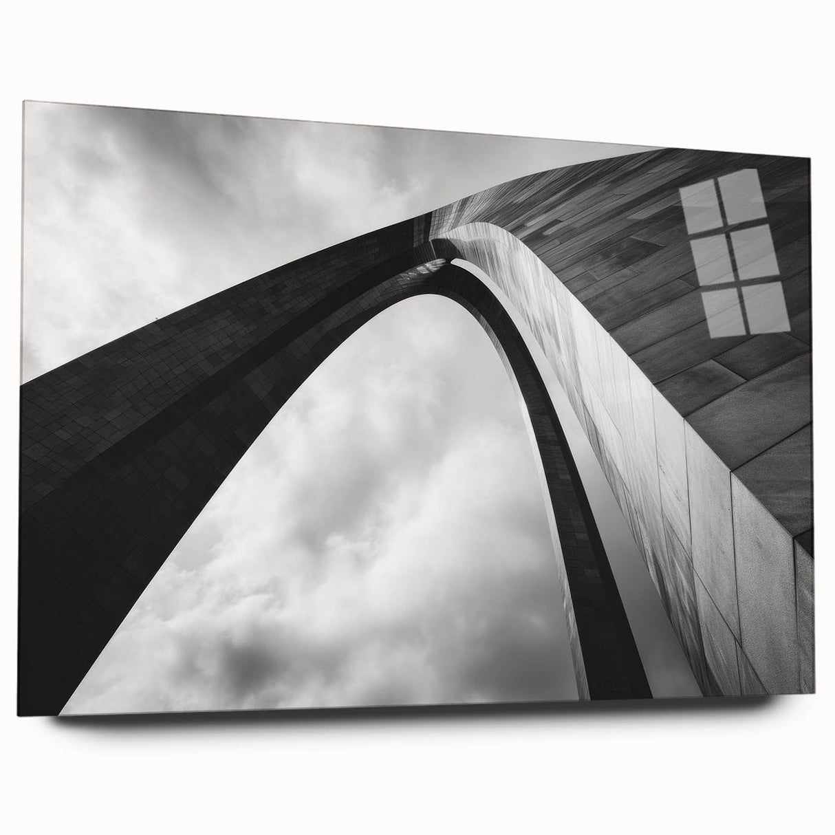 Acrylic print of a large abstract depiction of St.