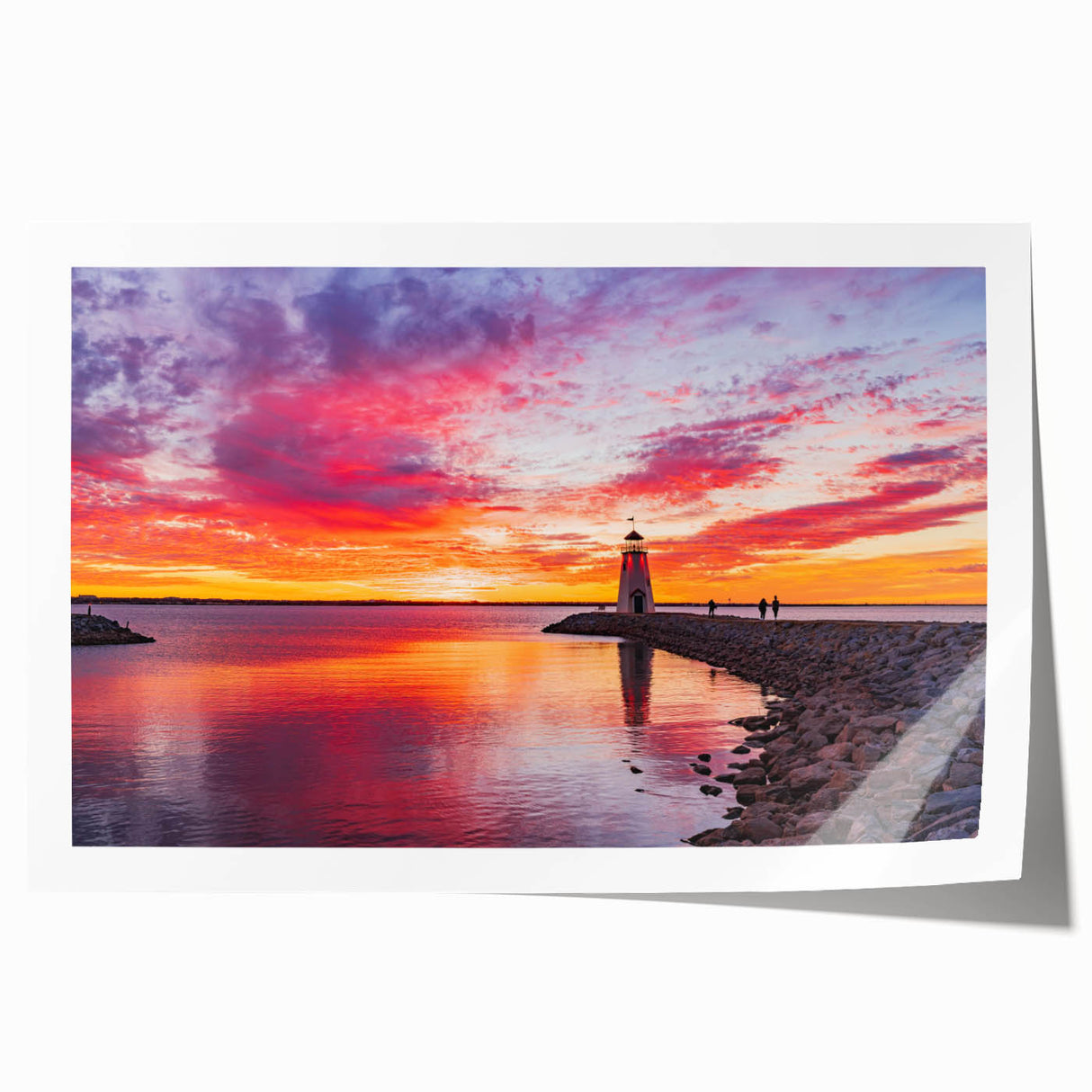 Oklahoma landscape with vibrant green and blue tones on an extra large rolled canvas, suitable for dining room wall art.