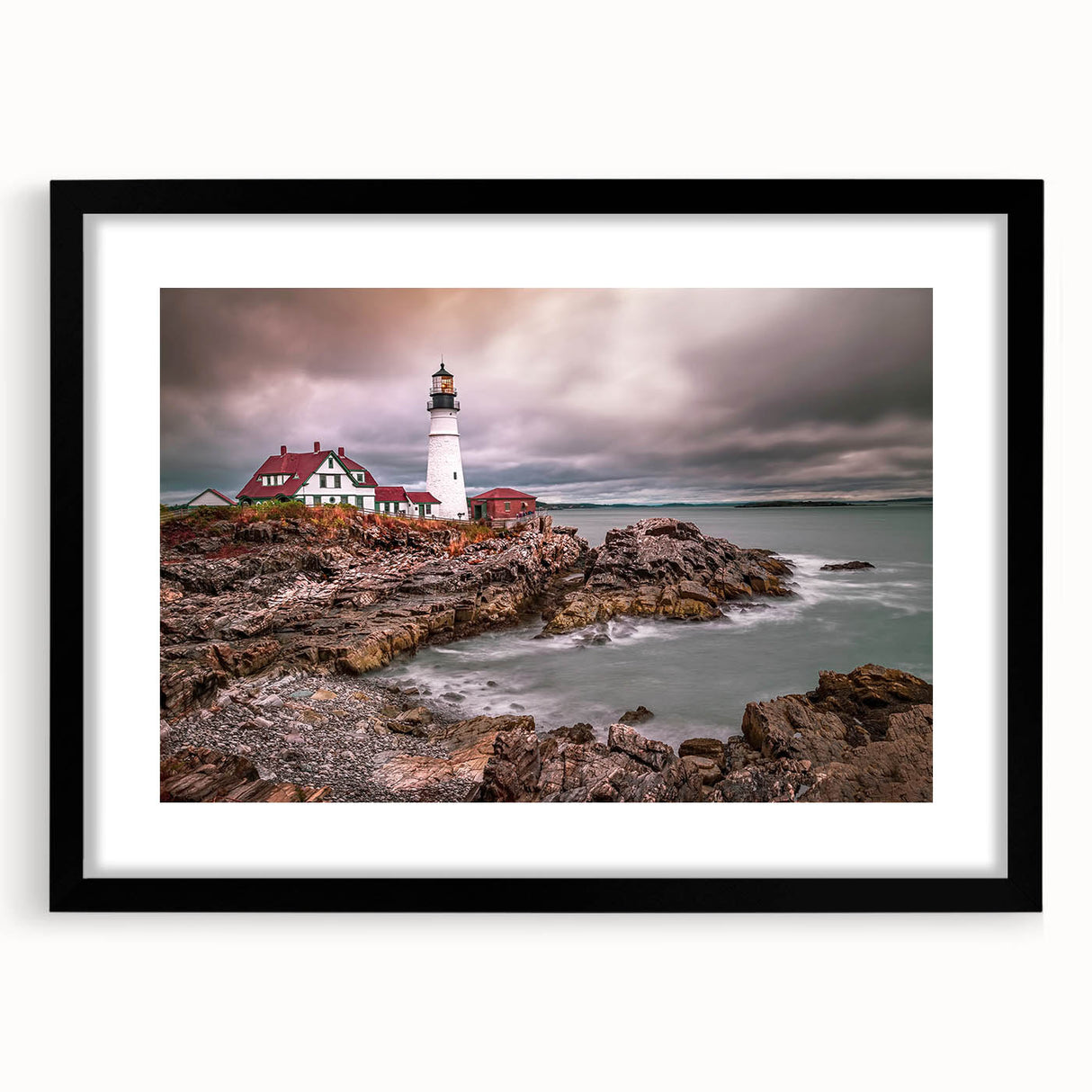 Extra large, textured abstract art print of colorful, swirling patterns on a black framed canvas.