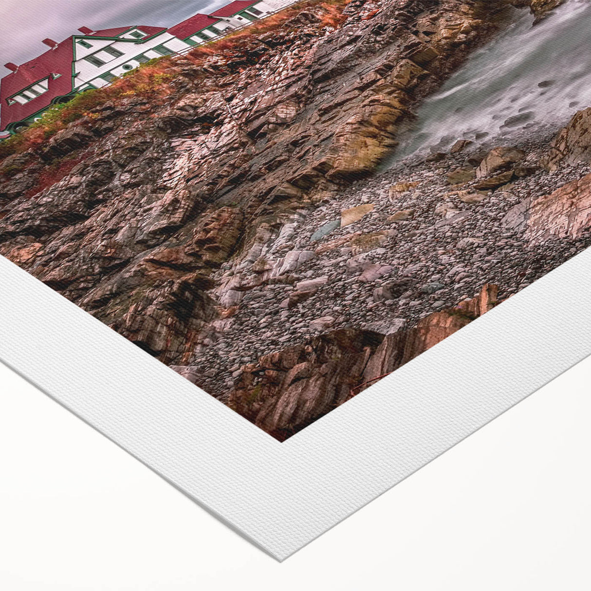 Art deco poster of Portland, Oregon skyline in muted earth tones on rolled canvas, suited for dining room decor.