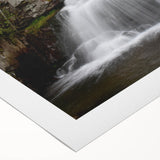 Art deco poster of Pennsylvania scenery in muted earthy tones on rolled canvas, suitable for dining room wall art.