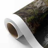 Art deco poster of Pennsylvania scenery in soft pastel shades on rolled canvas, ideal for nursery wall art.