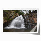 Extra large rolled print of Pennsylvania scenery with vibrant floral elements, ideal for art wall dining room.