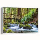 Vintage poster art of Olympic National Park on a framed canvas, featuring a colorful palette, ideal for living room decor.
