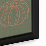 Extra large framed canvas featuring a textured, colorful abstract design in autumn hues, ideal for living room decor.