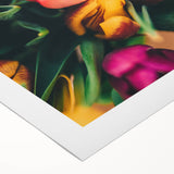 Art Deco poster featuring a spring-themed illustration in pastel shades on rolled canvas, suitable for dining room walls.