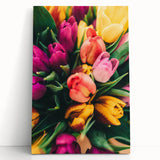 Black and white abstract design on large stretched canvas, featuring swirling patterns.