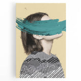 Abstract figurative canvas artwork showcasing vibrant colors and dynamic shapes, perfect for modern home decor. Ideal for art enthusiasts seeking bold statement pieces.