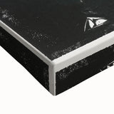 Expressionist Monochrome Dinner Scene Wall Art - Bold Black & White Design