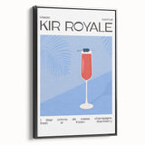 Black and white vintage poster art of a landscape painting on a framed canvas, ideal for bedroom wall decor.