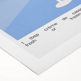 Art deco poster of cocktails in muted gold and black tones on rolled canvas, suitable for dining room wall art.