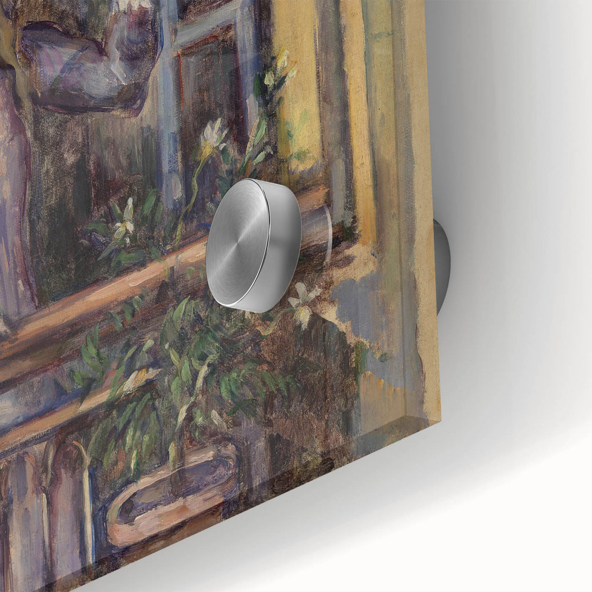 Impressionist Art Print - Girl with Birdcage (Jeune fille à la volière) by Paul Cézanne - Wall Art Decor
