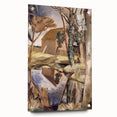 Oxenbridge Pond Landscape - Modern Nature Art Print by Paul Nash