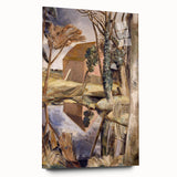 Oxenbridge Pond Landscape - Modern Nature Art Print by Paul Nash