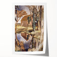 Oxenbridge Pond Landscape - Modern Nature Art Print by Paul Nash