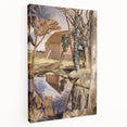 Oxenbridge Pond Landscape - Modern Nature Art Print by Paul Nash