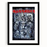 Iron Maiden Retro Wall Art – Vintage Heavy Metal Poster Print