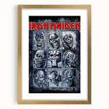 Iron Maiden Retro Wall Art – Vintage Heavy Metal Poster Print