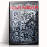 Iron Maiden Retro Wall Art – Vintage Heavy Metal Poster Print