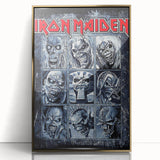 Iron Maiden Retro Wall Art – Vintage Heavy Metal Poster Print