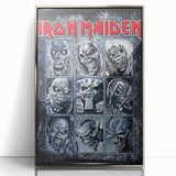 Iron Maiden Retro Wall Art – Vintage Heavy Metal Poster Print