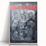 Iron Maiden Retro Wall Art – Vintage Heavy Metal Poster Print
