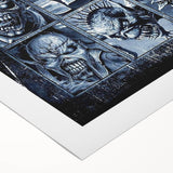 Iron Maiden Retro Wall Art – Vintage Heavy Metal Poster Print