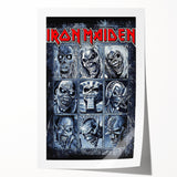 Iron Maiden Retro Wall Art – Vintage Heavy Metal Poster Print