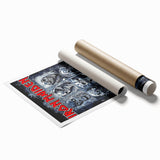 Iron Maiden Retro Wall Art – Vintage Heavy Metal Poster Print