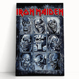 Iron Maiden Retro Wall Art – Vintage Heavy Metal Poster Print