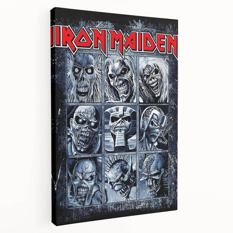 Iron Maiden Retro Wall Art – Vintage Heavy Metal Poster Print