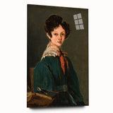 Realism Art Prints - Mme Lemaistre by Jean-Baptiste-Camille Corot Portrait