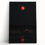 Large black and white abstract canvas depicting swirling patterns, ideal for kitchen wall art or bedroom ambiance.