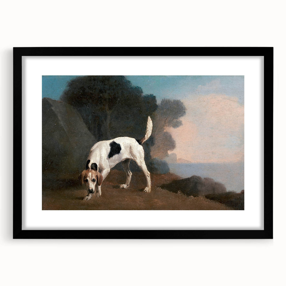 Foxhound by George Stubbs - Romanticism Animal Art Print