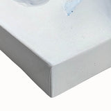 Dining Room Wall Art – Elegant Blue and Gray Abstract Canvas