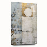 Minimalist Abstract Living Room Wall Art - Modern Canvas Print