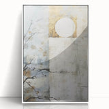 Minimalist Abstract Living Room Wall Art - Modern Canvas Print