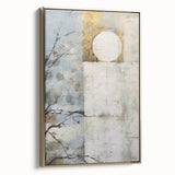 Minimalist Abstract Living Room Wall Art - Modern Canvas Print