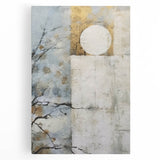 Minimalist Abstract Living Room Wall Art - Modern Canvas Print